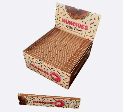 Monkey King Rolling Papers: Munchies Ed. - King Size Unbleached (50 Pack)