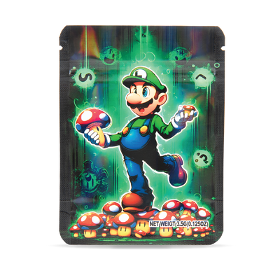 50 PACK MYLAR BAG - LUIGI