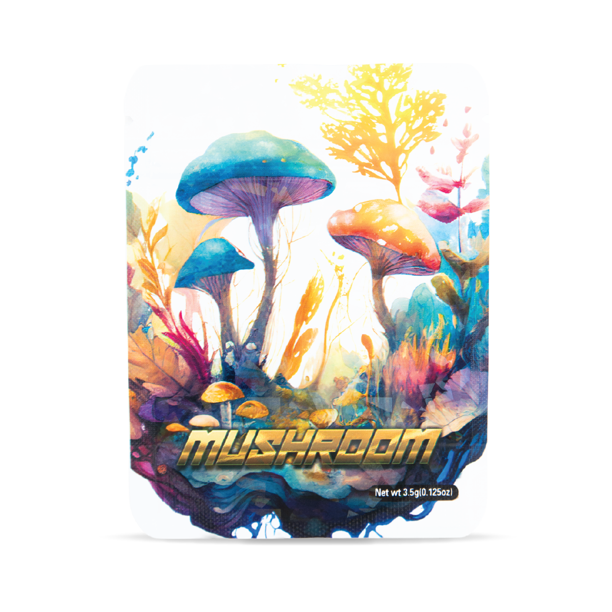 50 PACK MYLAR BAG - MUSHROOM 3