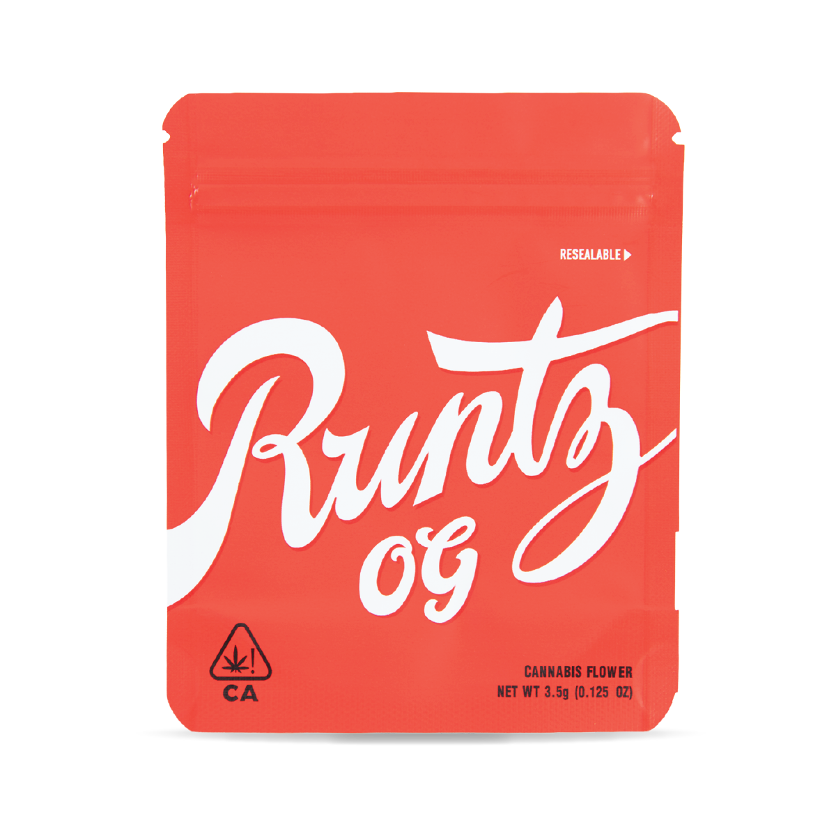 50 PACK MYLAR BAG - RED RUNTZ OG