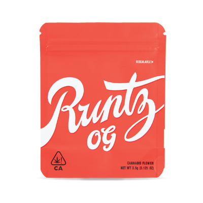 50 PACK MYLAR BAG - RED RUNTZ OG