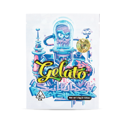 50 PACK MYLAR BAG - ROBOT GELATO