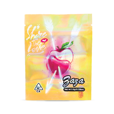 50 PACK MYLAR BAG - SHARE THE LOVE ZAZA