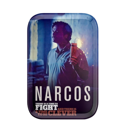 Narcos Small Rolling Tray - Blue