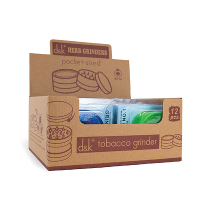 Shark Teeth Magnetic No.1 Plastic Grinder: Assorted Colours - Large (12 Pack)