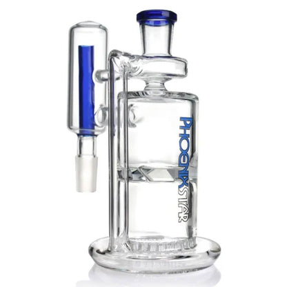Phoenix Star: 14mm 90° Ash Catcher With Turbine/Honeycomb Perculator - (PAC05)