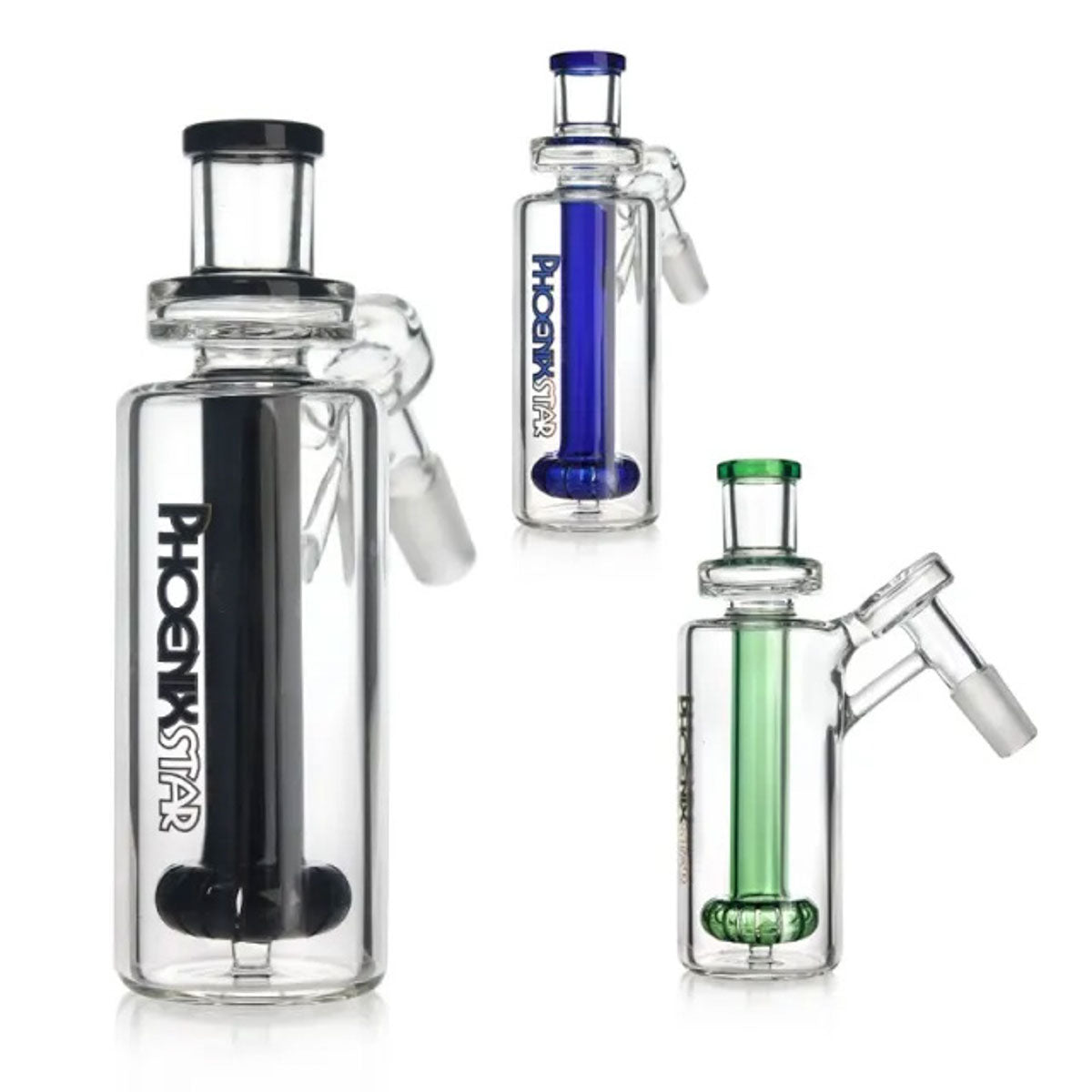 Phoenix Star: 14mm 45° Ash Catcher With Showerhead Perculator - (PAC12)