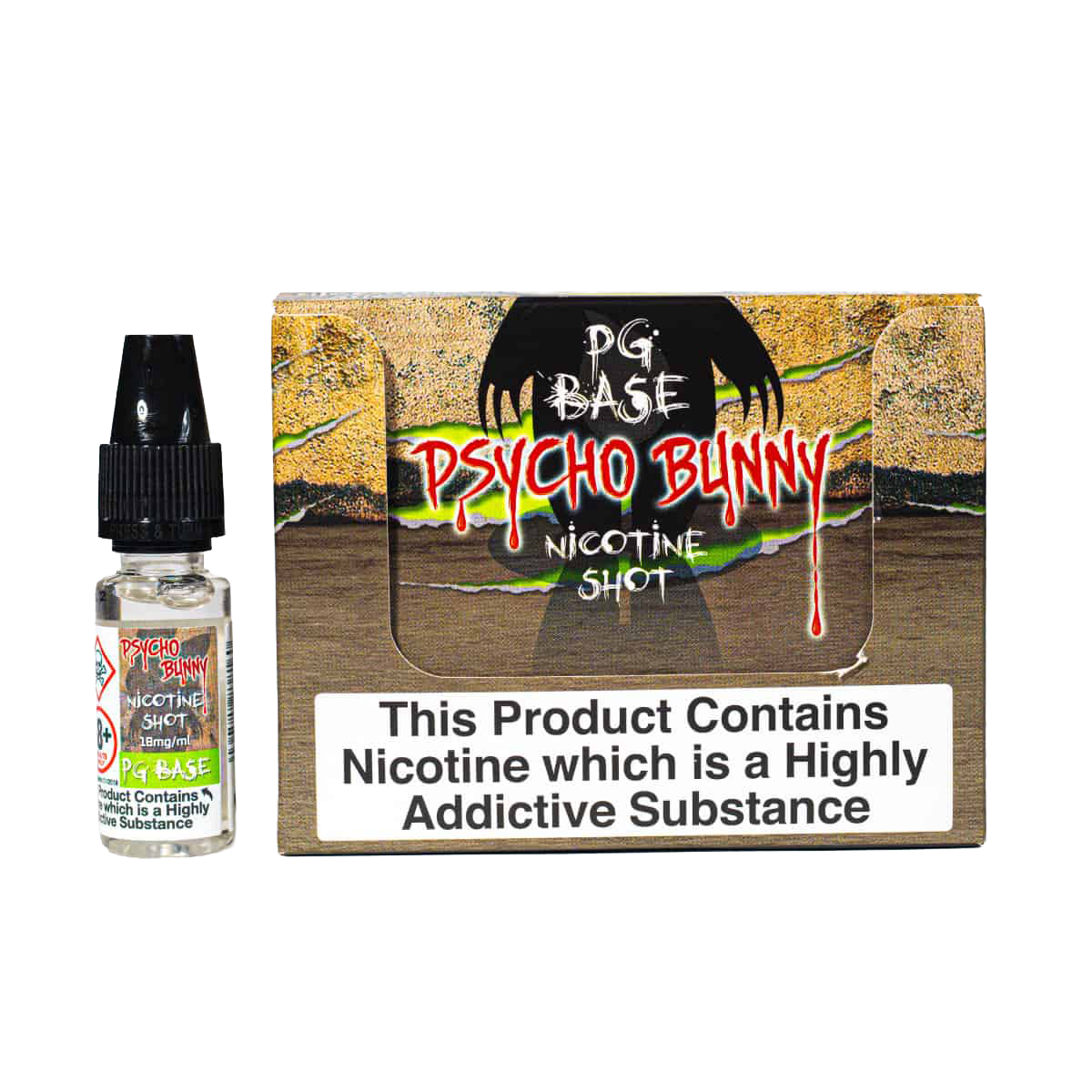 PG Base Nic Shot Bottle And CDU