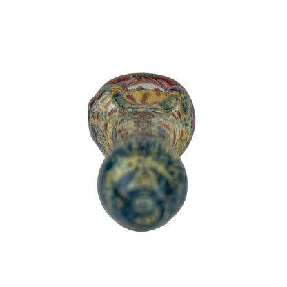 Phoenix Star: 4.3" Mystic Bloom Glass Hand Pipe - (PGP100)