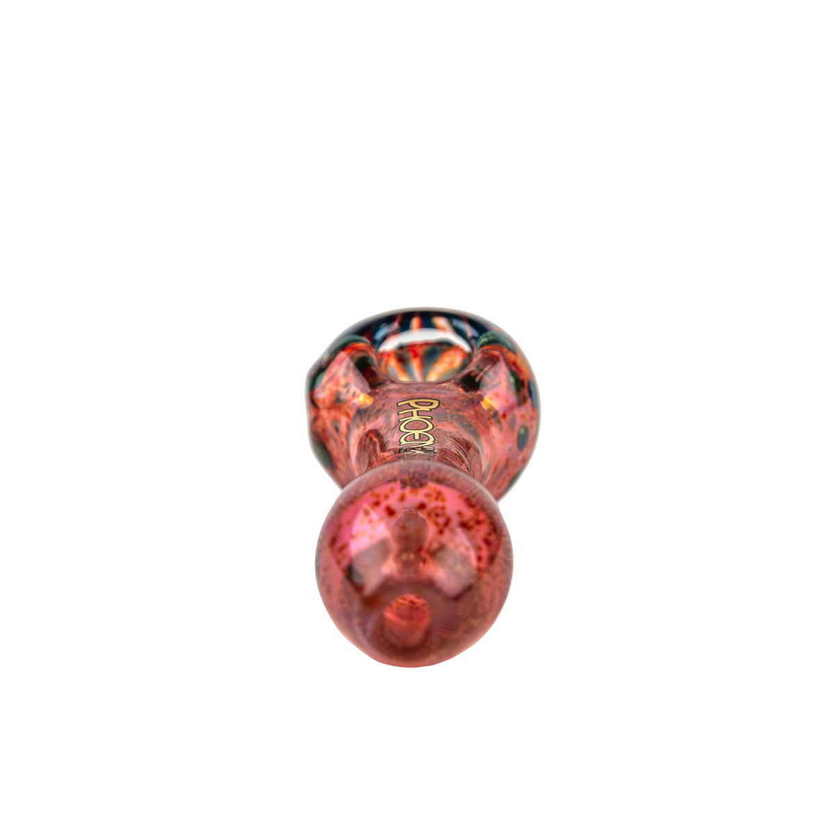 Phoenix Star: 4.3" Mystic Bloom Glass Hand Pipe - (PGP100)