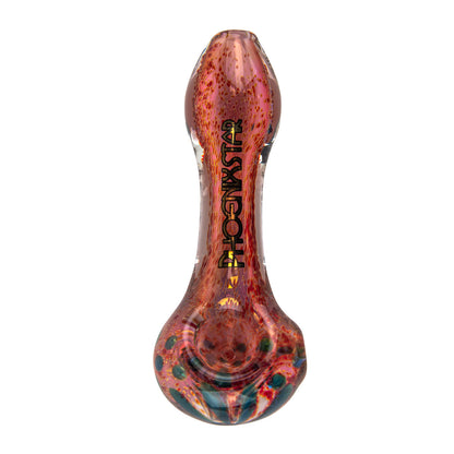 Phoenix Star: 4.3" Mystic Bloom Glass Hand Pipe - (PGP100)