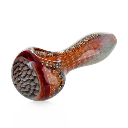 Phoenix Star: 4" Glass Hand Pipe - (PGP107)