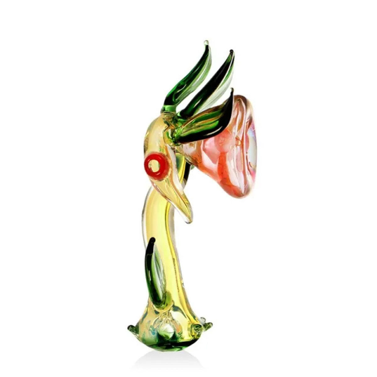 Phoenix Star: 4" Sunflower Glass Hand Pipe - (PGP130)