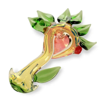 Phoenix Star: 4" Sunflower Glass Hand Pipe - (PGP130)