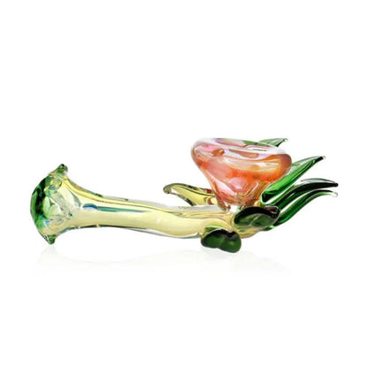 Phoenix Star: 4" Sunflower Glass Hand Pipe - (PGP130)