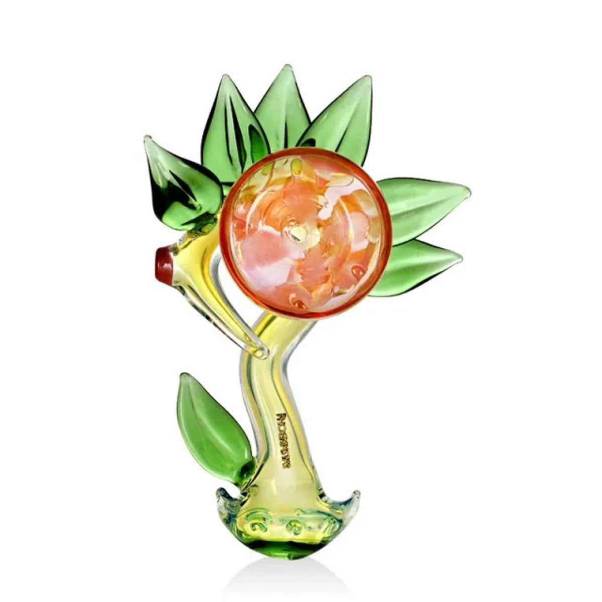 Phoenix Star: 4" Sunflower Glass Hand Pipe - (PGP130)
