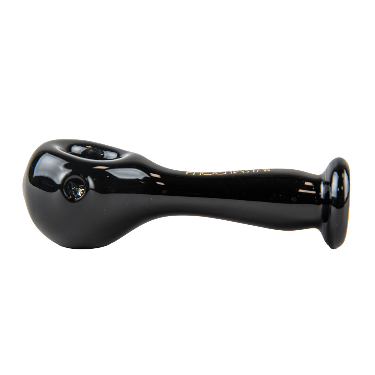 Phoenix Star: 4" 5 Hole Screen Glass Hand Pipe (PGP131)