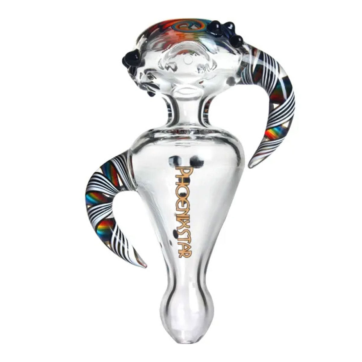 Phoenix Star: 5" Helix Function Glass Hand Pipe - (PGP24)