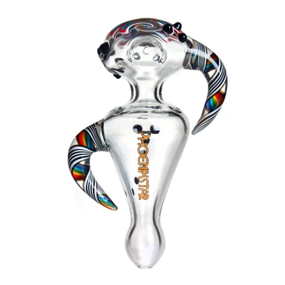Phoenix Star: 5" Helix Function Glass Hand Pipe - (PGP24)