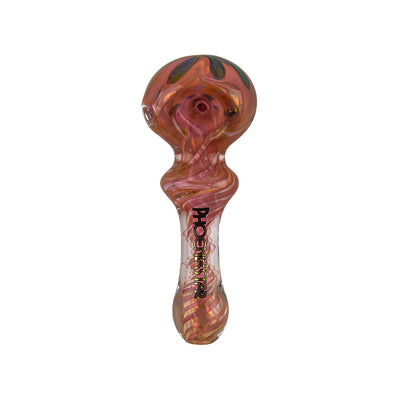 Phoenix Star: 4.3" Twisted Colour Glass Hand Pipe - (PGP29)