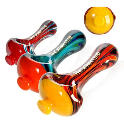 Phoenix Star: 4.5" Artisan Glass Spoon Pipe - (PGP95)