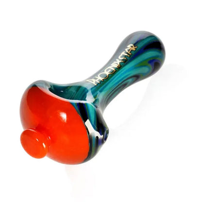 Phoenix Star: 4.5" Artisan Glass Spoon Pipe - (PGP95)