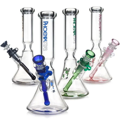 Phoenix Star: 10" Glass Beaker Bong - (PHX01)