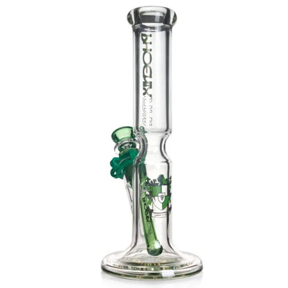 Phoenix Star: 10" Wide Base Straight Glass Bong - (PHX02)