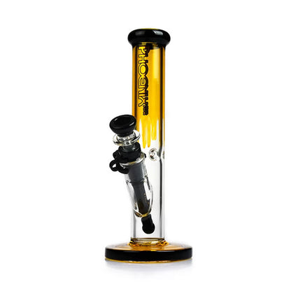 Phoenix Star: 10" Colourful Straight Glass Bong (PHX116)