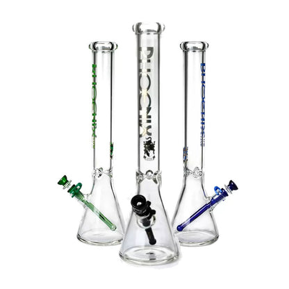 Phoenix Star: 18" 7mm Thick Glass Beaker Bong (PHX117)
