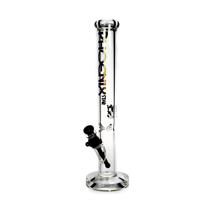 Phoenix Star: 7mm Thick 18" Straight Glass Bong (PHX127)