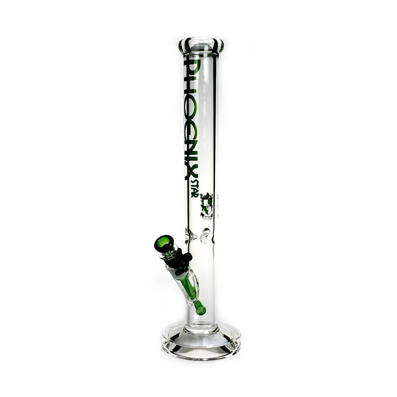 Phoenix Star: 7mm Thick 18" Straight Glass Bong (PHX127)