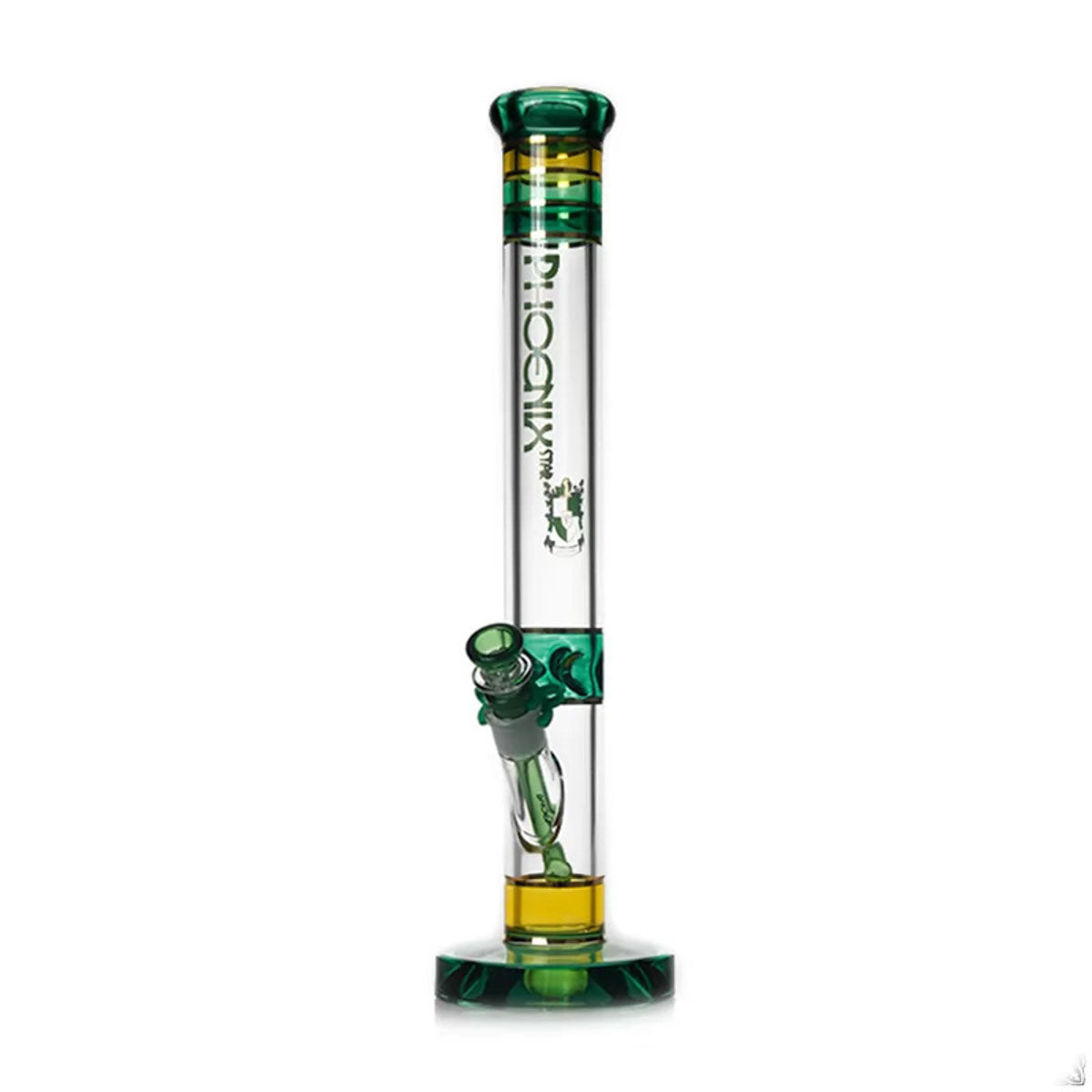 Phoenix Star: 18" 7mm Thick Straight Glass Bong