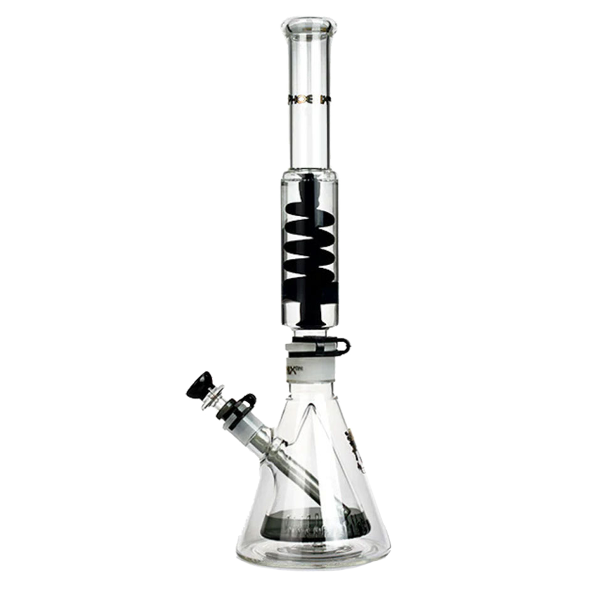 Phoenix Star: 18" Freezable Glycerin Beaker Bong - 2 Part