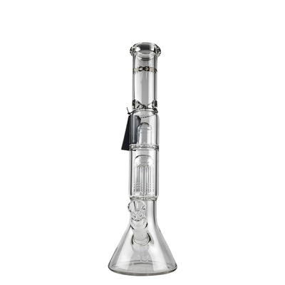Phoenix Star: 14.8" Glass Percolator Bong With Ice Catch And Splash Guard - (PHX45)