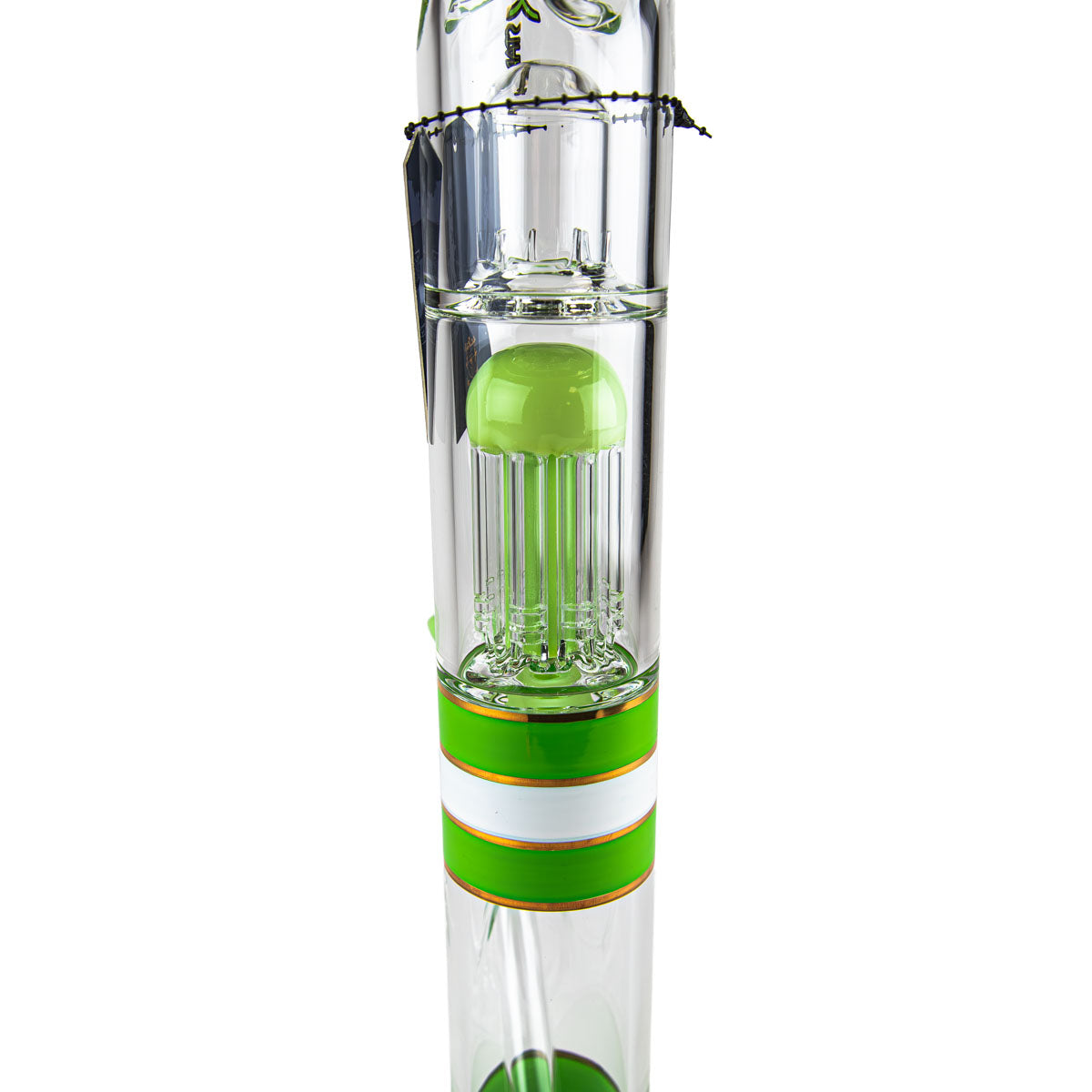 Phoenix Star: 17.5" Single 8 Arm Percolator Glass Bong (PHX604)