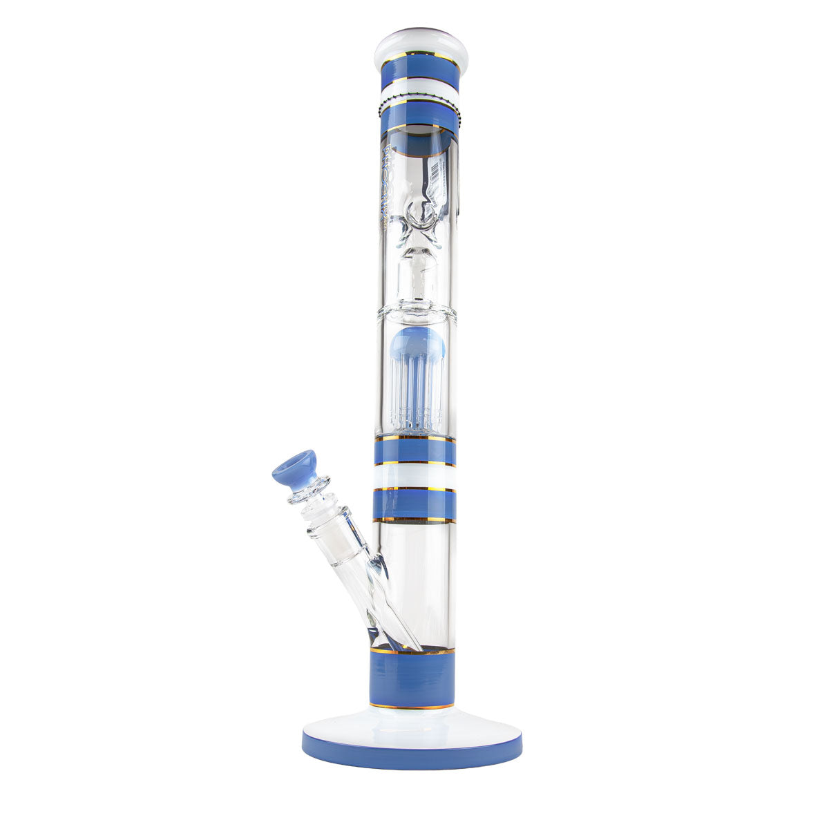 Phoenix Star: 17.5" Single 8 Arm Percolator Glass Bong (PHX604)