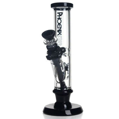 Phoenix Star: 10" Straight Tube Glass Bong (PHX723)