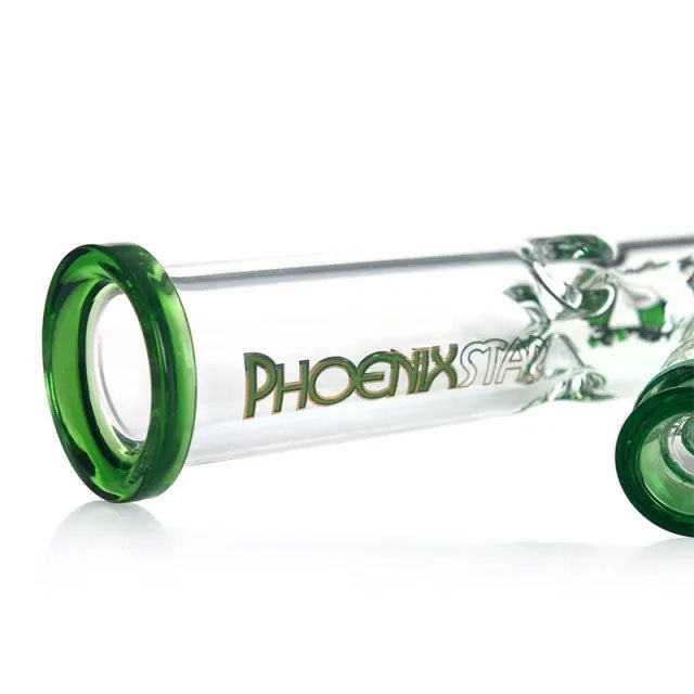 Phoenix Star: 10" Straight Tube Glass Bong (PHX723)