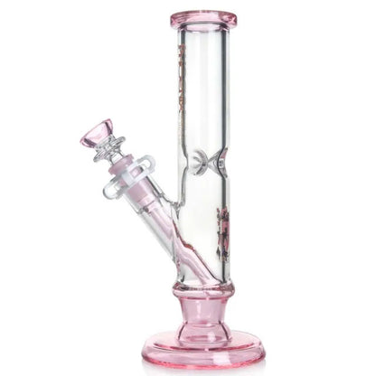 Phoenix Star: 10" Straight Tube Glass Bong (PHX723)