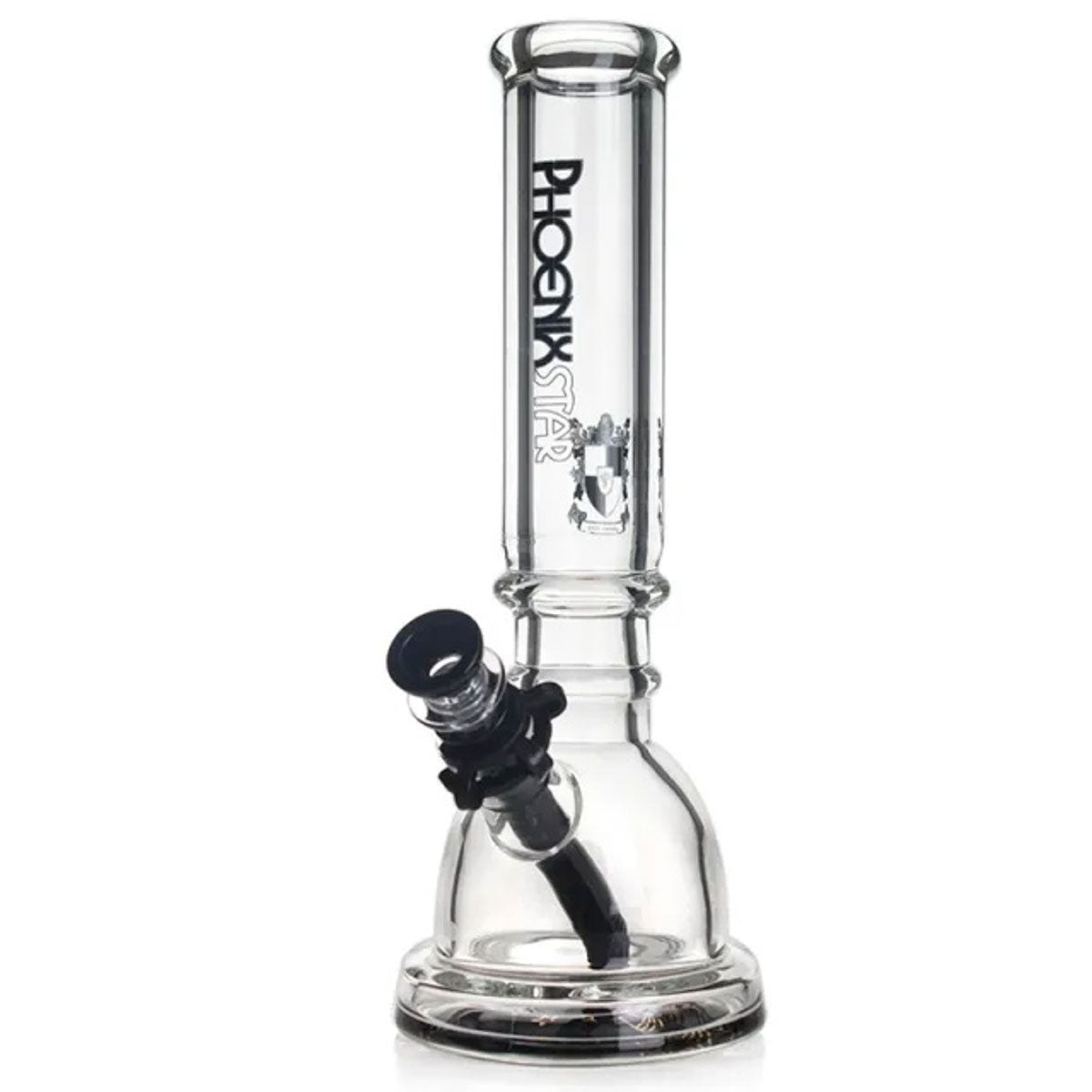 Phoenix Star: 12" 7mm Thick Wide Base Glass Bong