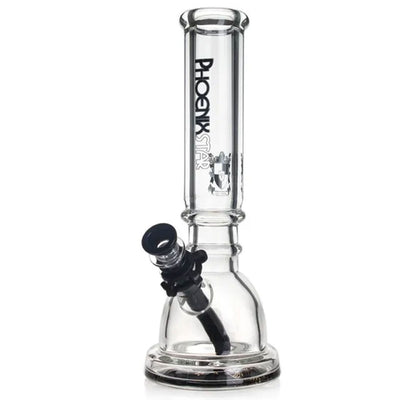 Phoenix Star: 12" 7mm Thick Wide Base Glass Bong (PHX741)