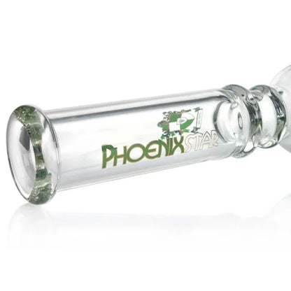 Phoenix Star: 12" 7mm Thick Wide Base Glass Bong (PHX741)