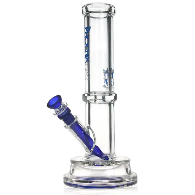 Phoenix Star: Thick Base 12 Inch 7mm Thick Glass Tube Bong (PHX742)