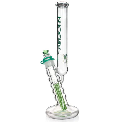 Phoenix Star: 18" 5 Arm Percolator Straight Tube Bong (PHX743)