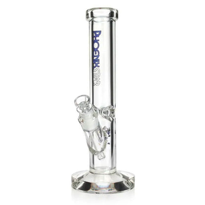 Phoenix Star: 9mm Thick 12" Straight Tube Glass Bong (PHX878)