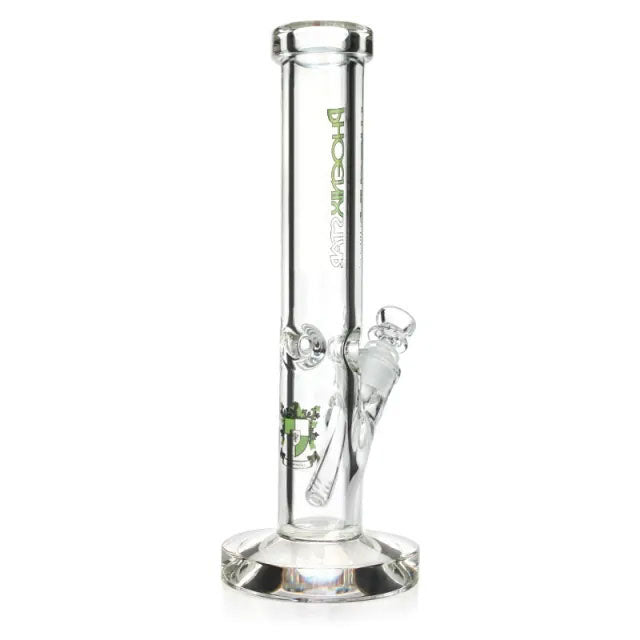 Phoenix Star: 9mm Thick 12" Straight Tube Glass Bong (PHX878)