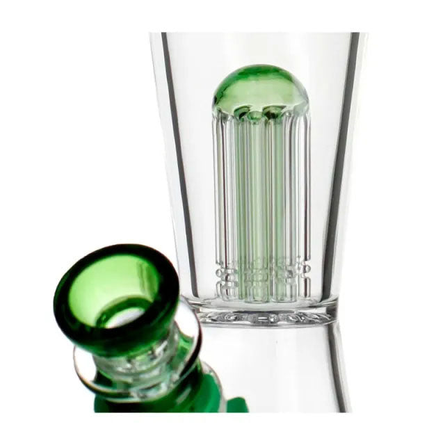 Phoenix Star: 13.5" 8 Arm Percolator Glass Bong (PHX960)