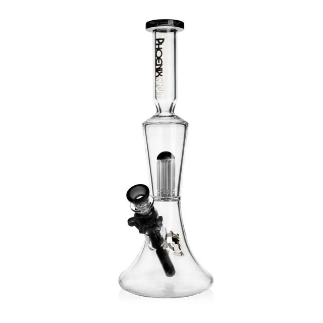 Phoenix Star: 13.5" 8 Arm Percolator Glass Bong (PHX960)