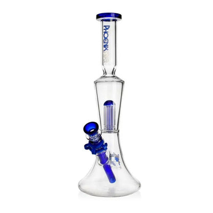 Phoenix Star: 13.5" 8 Arm Percolator Glass Bong (PHX960)